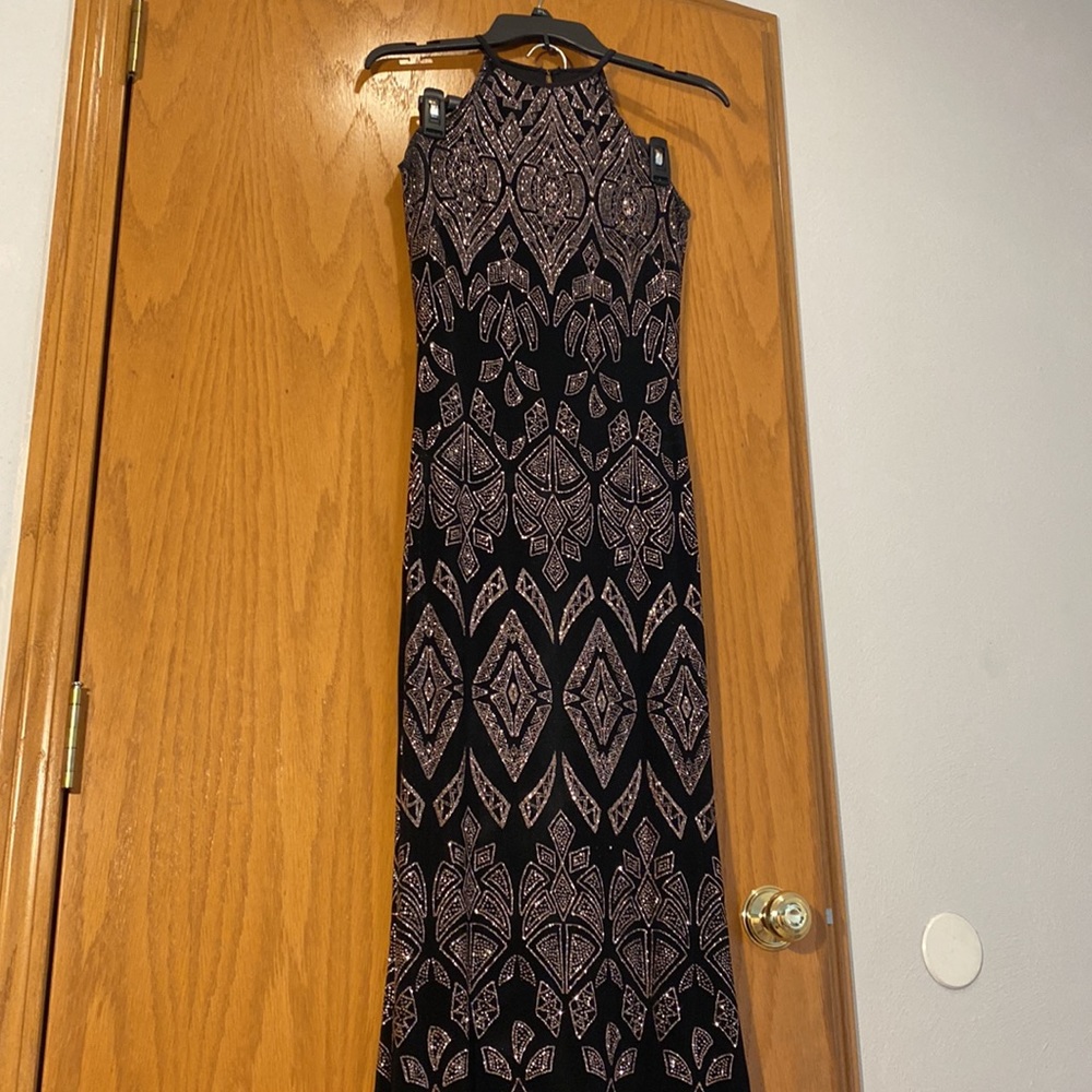 Black maxi dress size 4